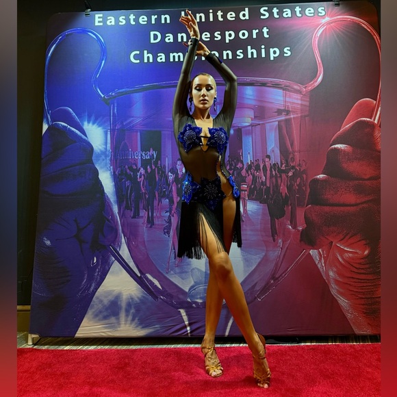 Blue Rose Latin/Rhythm Dress